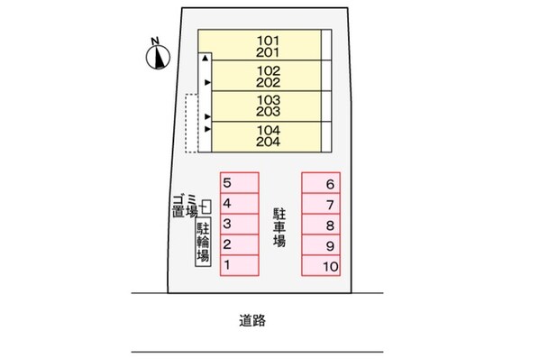 Ａ　ＦＬＡＴの物件外観写真